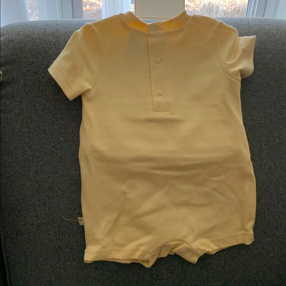 NWOT Baby Safari Yellow Romper onesie - Picture 4 of 6